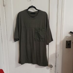 No Boundaries Dark Green Short Sleeve Tee